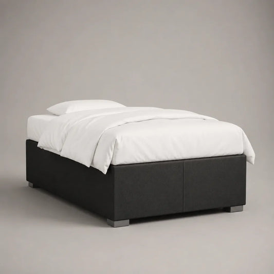 Imbottitura in tessuto doppio, lotto di 2, nero e argento, 160 × 200 × 38 cm